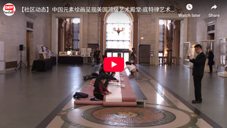 Live Chinese Painting Demonstration in DIA