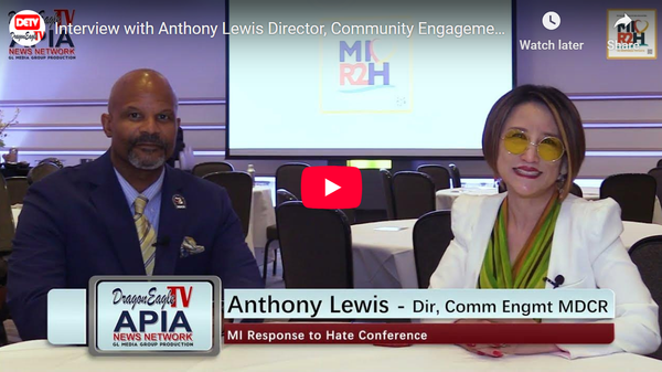 Interview with Anthony Lewis Director, Community Engagement MDCR at MI Response to Hate Conference